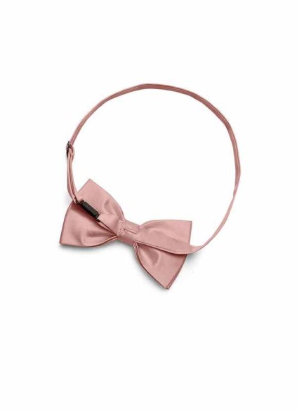 Gentlemen's Collection Men's Matte Satin pre-tied bow tie