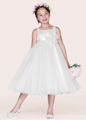 Bestcoc Lupine Flower Girl Dress