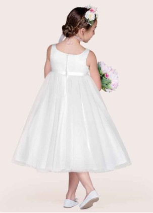 Bestcoc Lupine Flower Girl Dress