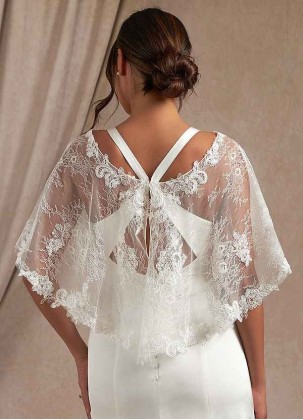 Bestcoc Hodesh Lace Tulle Wrap