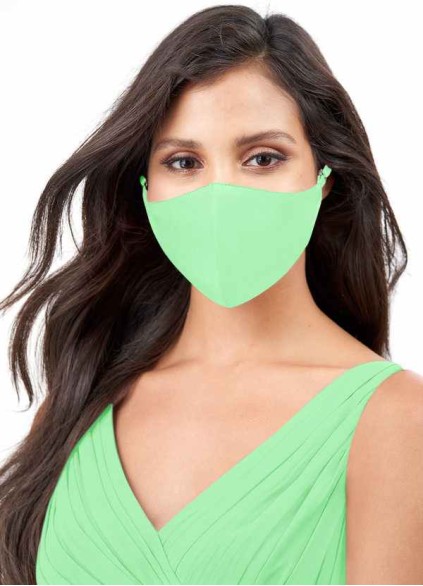 Bestcoc Non-Medical Matte Satin Reusable Face Mask With Adjustable Loop