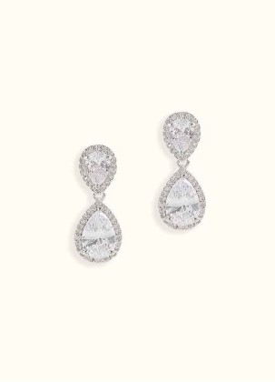 Stunning Silver Teardrop Earrings