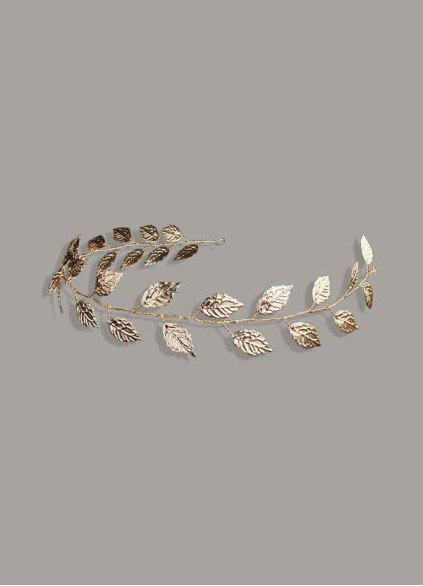 Gilded laurel Leaf Headband