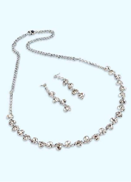 Elegant and Exquisite Crystal Jewelry Set