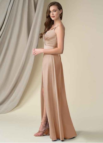 Bestcoc Madaleine Stretch Satin Dress