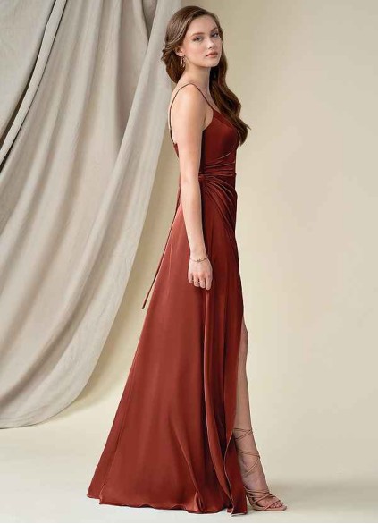 Bestcoc Marchella Stretch Satin Dress