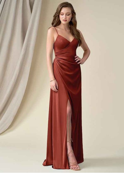 Bestcoc Marchella Stretch Satin Dress