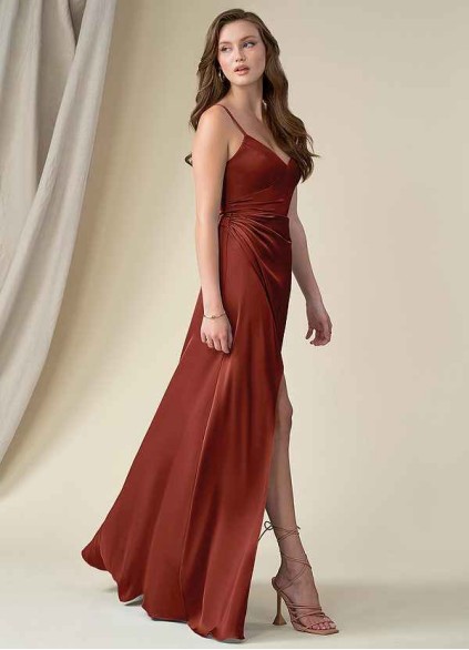 Bestcoc Marchella Stretch Satin Dress