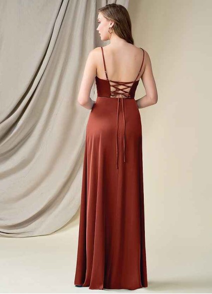 Bestcoc Marchella Stretch Satin Dress