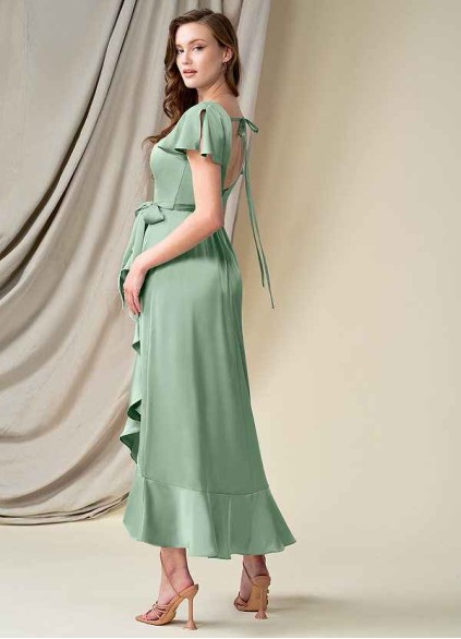 Bestcoc Lexis Stretch Satin Dress