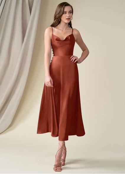 Bestcoc Ceci Stretch Satin Dress