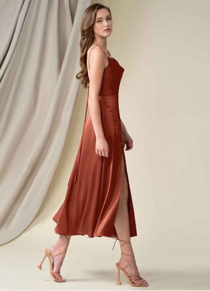 Bestcoc Ceci Stretch Satin Dress