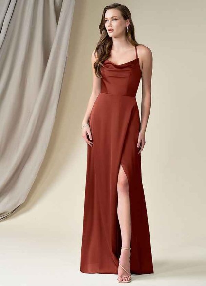 Bestcoc Naomie Stretch Satin Dress