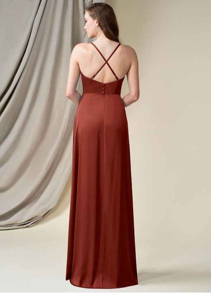 Bestcoc Naomie Stretch Satin Dress