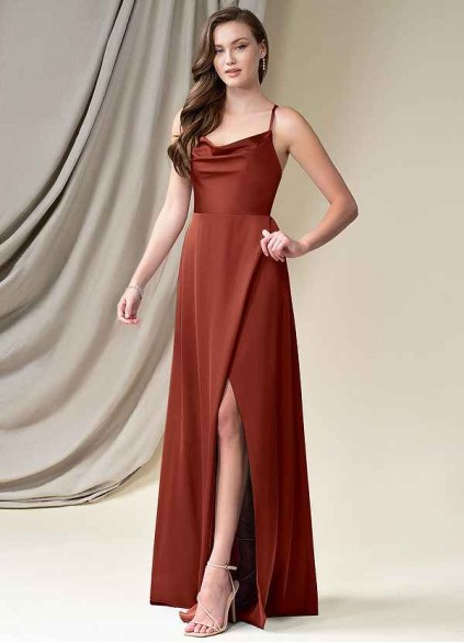 Bestcoc Naomie Stretch Satin Dress