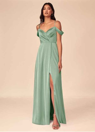 Bestcoc Ocean Stretch Satin Dress