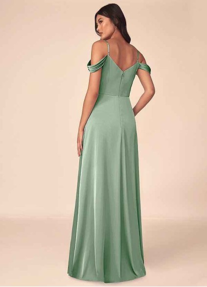 Bestcoc Ocean Stretch Satin Dress