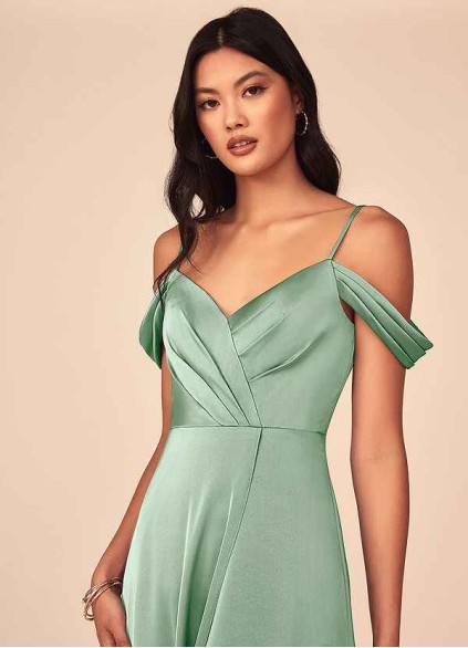 Bestcoc Ocean Stretch Satin Dress