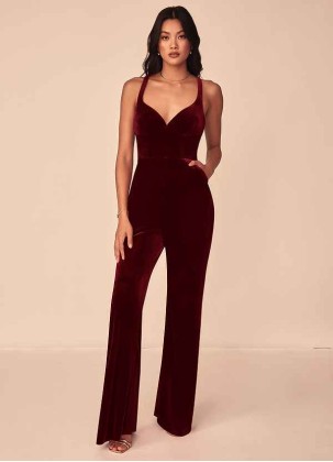 Bestcoc Emmette Velvet Jumpsuit