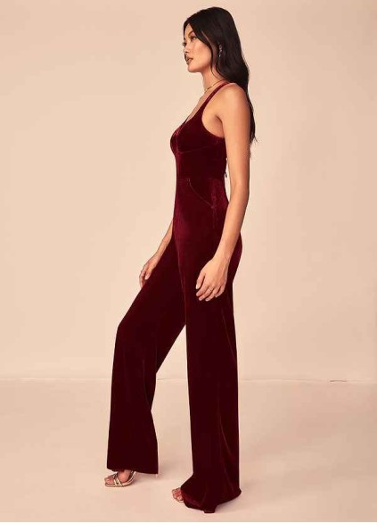 Bestcoc Emmette Velvet Jumpsuit