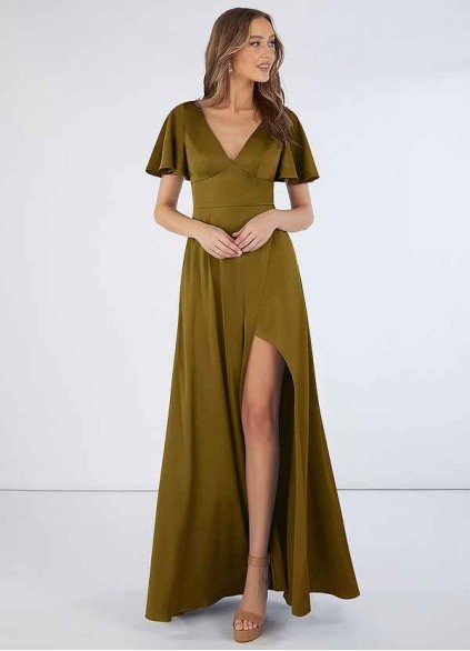 Bestcoc Lani Stretch Satin Dress