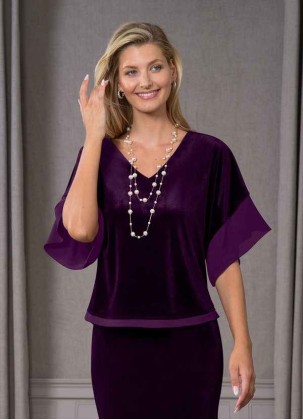 Bestcoc Fianna Velvet Blouse
 ( Final Sale )