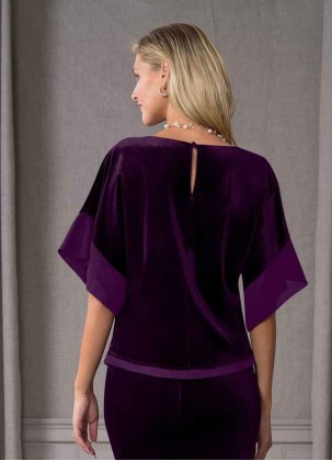 Bestcoc Fianna Velvet Blouse
 ( Final Sale )