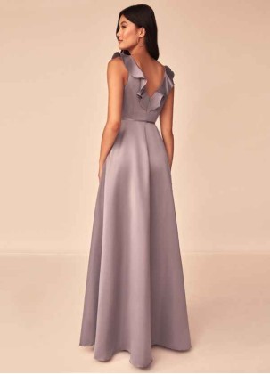 Blush Mark True Romance Satin Maxi Dress