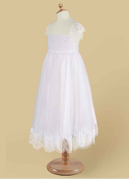 Bestcoc Guava Flower Girl Dress