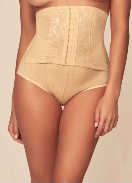 High Waisted Compressing Corset Tummy Shaper Briefs