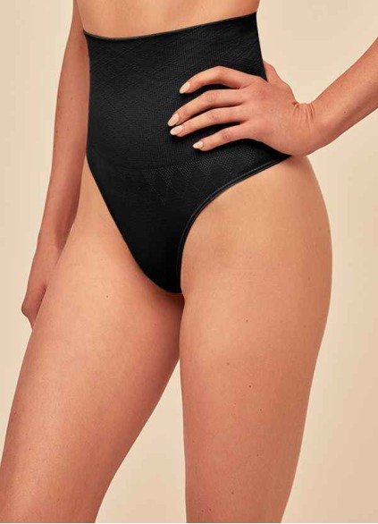 Seamless Mid-Waist Shaping Thong