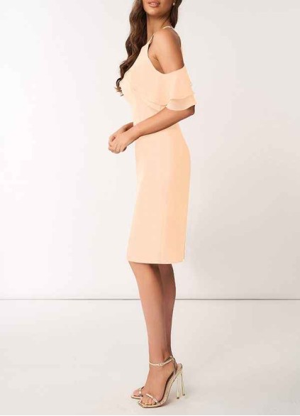 AZ Occasions So Lovely Chiffon Midi Dress