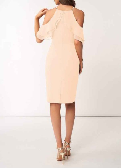 AZ Occasions So Lovely Chiffon Midi Dress