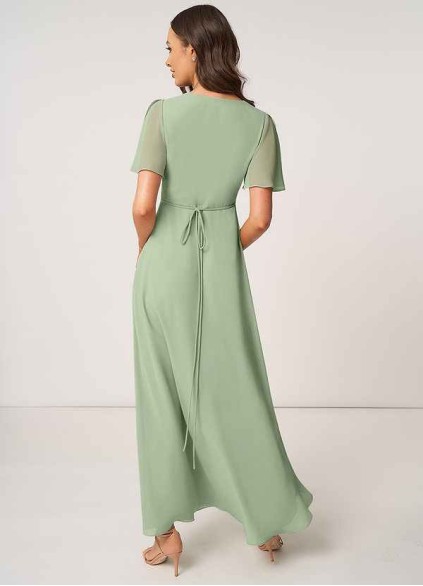 AZ Occasions Effortless Beauty Chiffon Maxi Dress