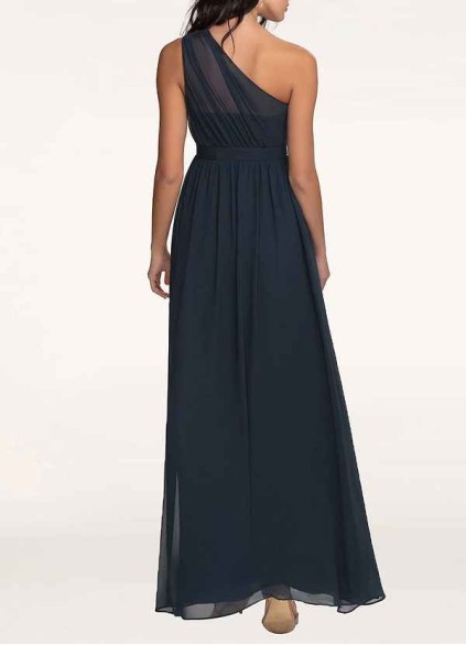 AZ Occasions Magical Day Dark Navy Chiffon Maxi Dress