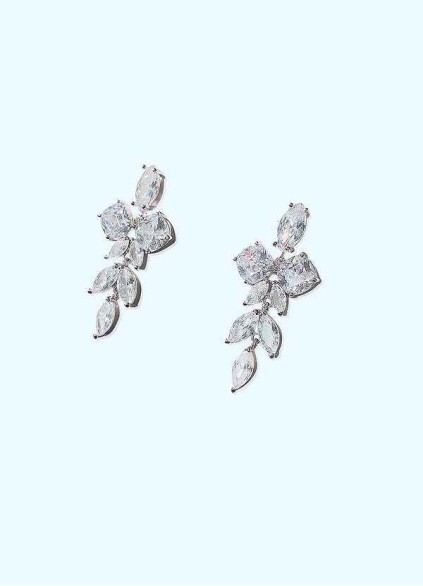 Enchanted Laurel Leaf Earrings